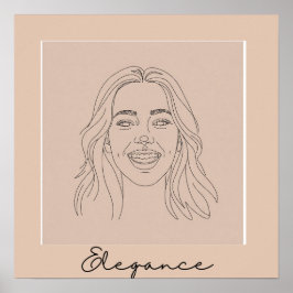 "Minimalistiskt Poster av könstrådskonstellation |