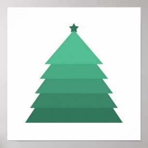 Minimalistiskt Poster i Julgran
