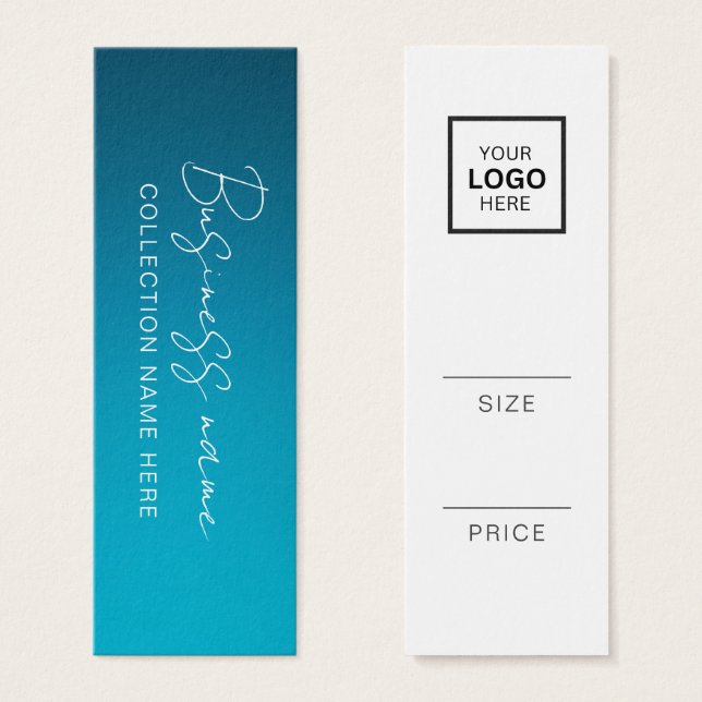 Minimalistiskt Prist Märkre Litet Visitkort (Framsida & baksida)