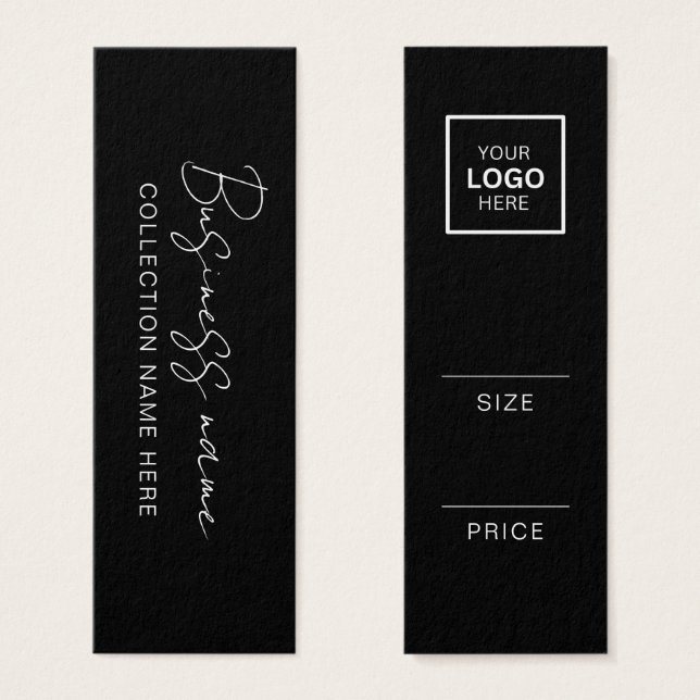 Minimalistiskt Prist Märkre Litet Visitkort (Framsida & baksida)