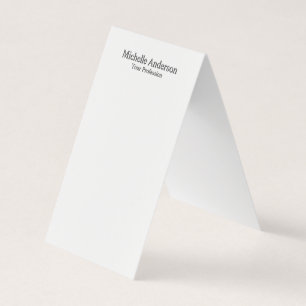 Minimalistiskt Professionell Modern Plain Namn Car Kort