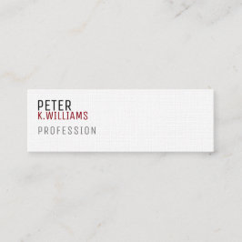 Minimalistiskt profilkort för alla yrken mini visitkort