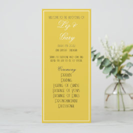 Minimalistiskt program för Gult av senap