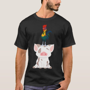 Minimalistiskt pua&amp; Hei Hei Sticker T Shirt