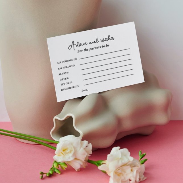 Minimalistiskt råd och önskemål för den blivande f (Skapare uppladdad)