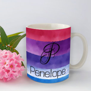 Minimalistiskt regnbågkaffe mugg