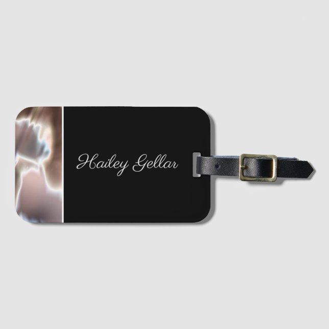 Minimalistiskt resggmärke bagagebricka (Framsida horisontal)