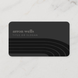 Minimalistiskt Retro Rand Vågar Visitkort