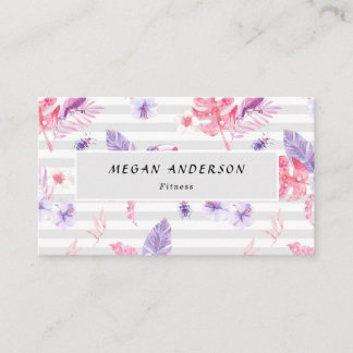 Minimalistiskt Ro White Fitness-avtalskort Tidsbeställning Kort