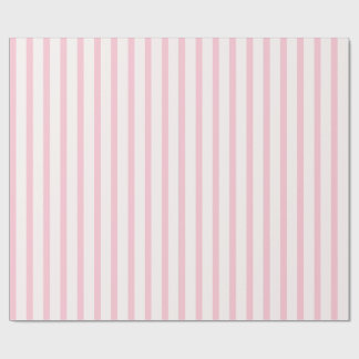 Minimalistiskt rosa randigt presentpapper