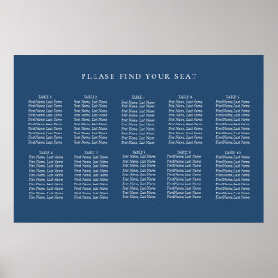 Minimalistiskt ruttdiagram för besättning av blå B Poster