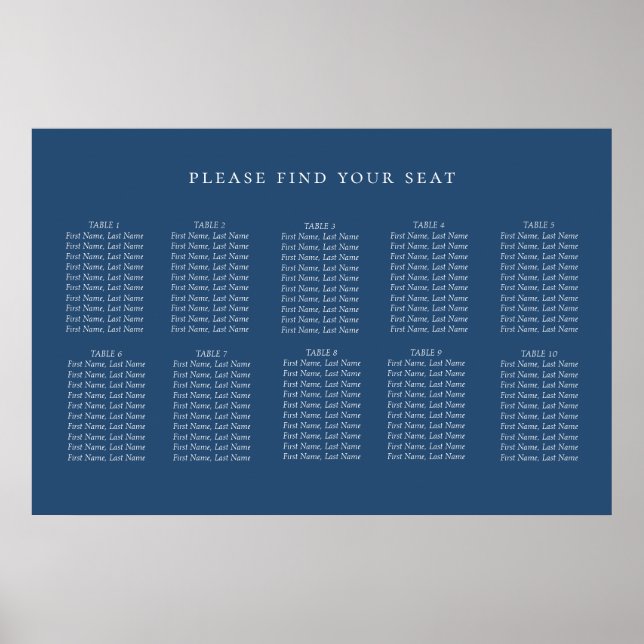 Minimalistiskt ruttdiagram för besättning av blå B Poster (Framsidan)