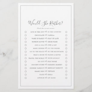 Minimalistiskt Silver skulle hon hellre spela Flygblad