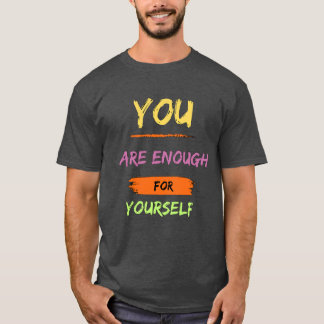 Minimalistiskt självvärd T-Shirt