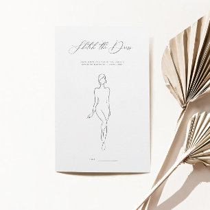 Minimalistiskt skiss över Möhippan Dress