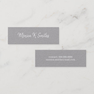 minimalistiskt skript-font-stil elegant & modern g mini visitkort