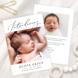 Minimalistiskt skript för Elegant introducerar fot Meddelande