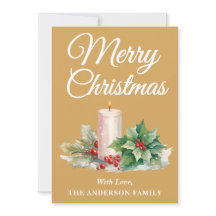 Minimalistiskt skript God jul Guld