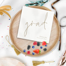 Minimalistiskt skript Guld Namn år Studenten