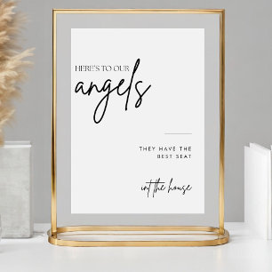 Minimalistiskt skript i Loving Memory Bröllop-teck Poster
