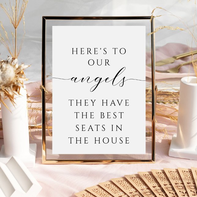 Minimalistiskt skript i Loving Memory Bröllop-teck Poster (Skapare uppladdad)