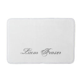 Minimalistiskt skript, loving 3d Monogram Badrumsmatta