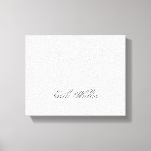Minimalistiskt skript, loving 3d Monogram Canvastryck