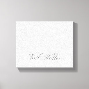 Minimalistiskt skript, loving 3d Monogram Canvastryck
