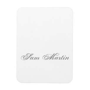 Minimalistiskt skript, loving 3d Monogram Magnet