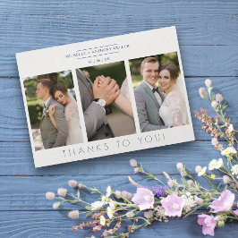 Minimalistiskt skript Modern Collage 3 Foton Bröll