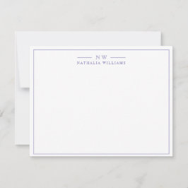 Minimalistiskt skript mycket perfekt med Gräns Mon Anteckningskort