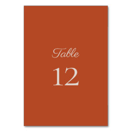 Minimalistiskt skript Pumpkin Spice Bordskort