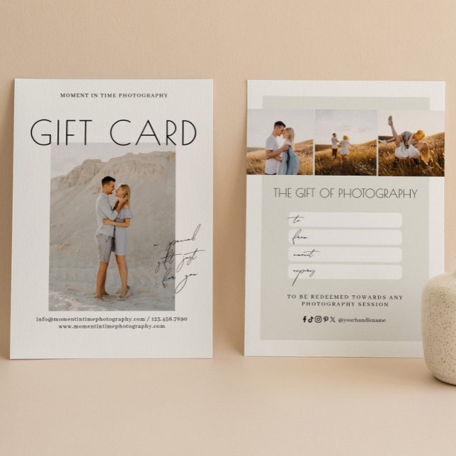 Minimalistiskt skriptfotograferingscertifikat (Skapare uppladdad)