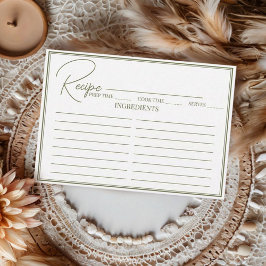 Minimalistiskt skriptmottagningskort för Möhippa. Tilläggskort