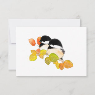 Minimalistiskt skydd av fågel Blank Notecards Tack Kort