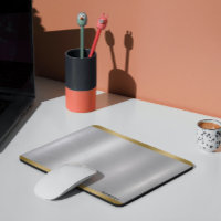 Minimalistiskt snlick Silver & Guld Metallic Struk