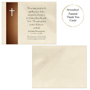 Minimalistiskt sofistikerat ortodoxt minnesmärke tack kort