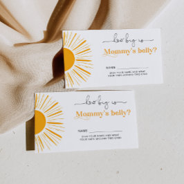 Minimalistiskt sol hur stort är mamma bely? tilläggskort