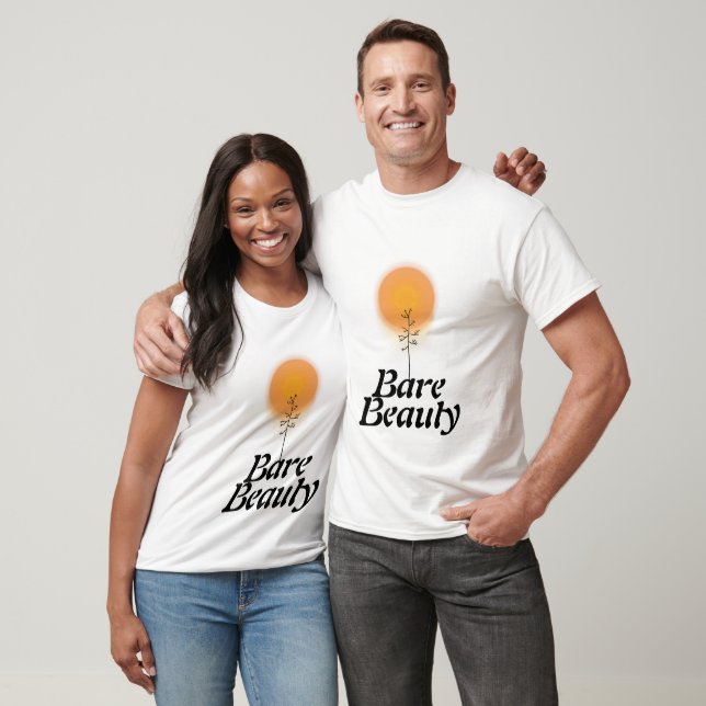 Minimalistiskt solbelyst Träd T Shirt (Unisex)
