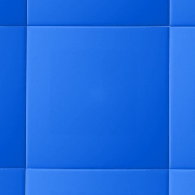Minimalistiskt Solid Färg Bright Blue Kakelplatta (Skapare uppladdad)