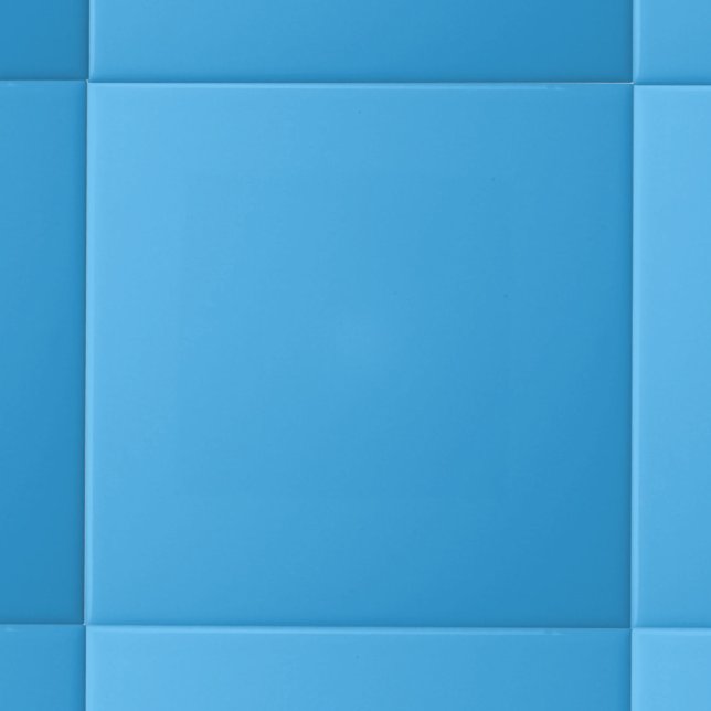 Minimalistiskt Solid Färg Butterfly Blue Kakelplatta (Skapare uppladdad)