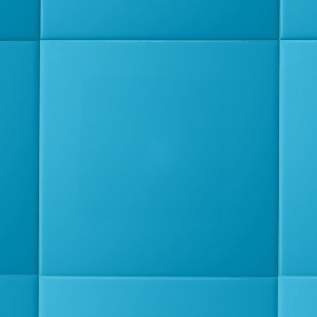 Minimalistiskt Solid Färg Cerulean Blue Kakelplatta (Skapare uppladdad)