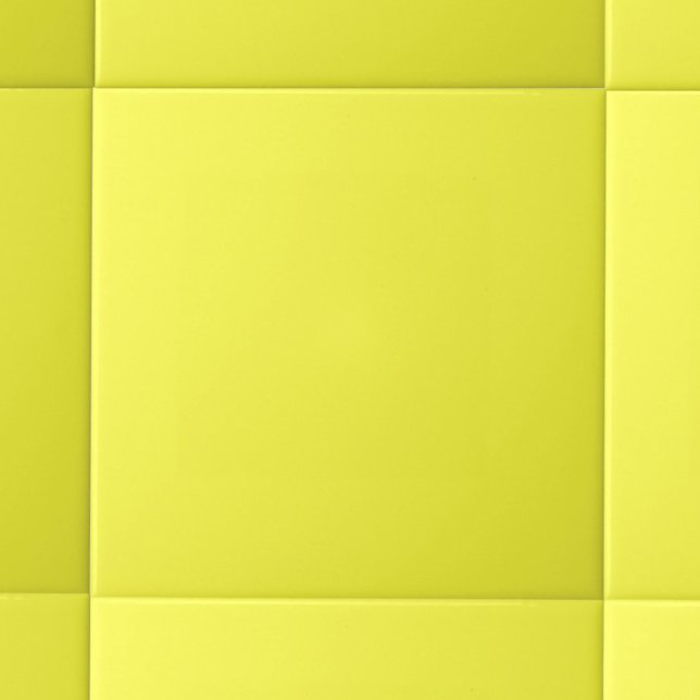 Minimalistiskt Solid Färg | Kanarieöarnas Gult Kakelplatta (Skapare uppladdad)