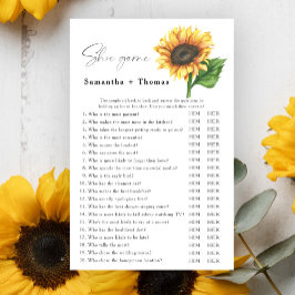 Minimalistiskt solrosspel möhippa Shoe-spel