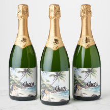 Minimalistiskt sommarstrutsbröllop