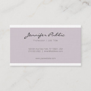 Minimalistiskt standardluxe för Trendig Elegant Pr Visitkort