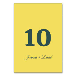 Minimalistiskt Stil | Kalligrafi Teckensnitt Bröll Bordsnummer