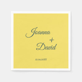 Minimalistiskt Stil | Kalligrafi Teckensnitt Bröll Pappersservett