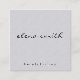 Minimalistiskt Struktur Fyrkantigt Visitkort