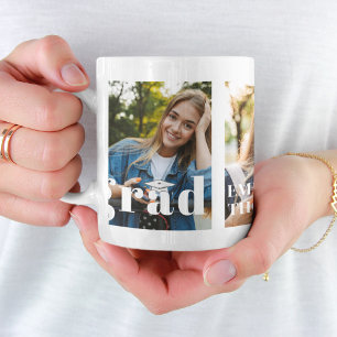 Minimalistiskt Student Bild enkelt Modern Foto Kaffemugg